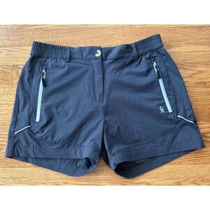 Little Donkey Andy Women's Quick Dry Stretch Shorts Outdoor Gray Hiking Golf S